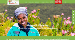Desktop Screenshot of flowervalley.org.za